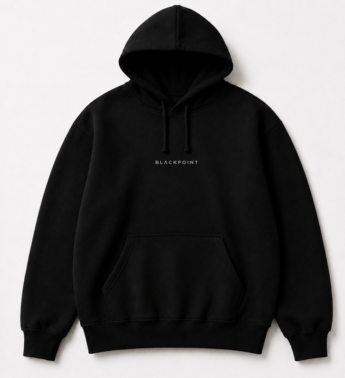 BLACKPOINT Premium Fleece Hoodie - Black