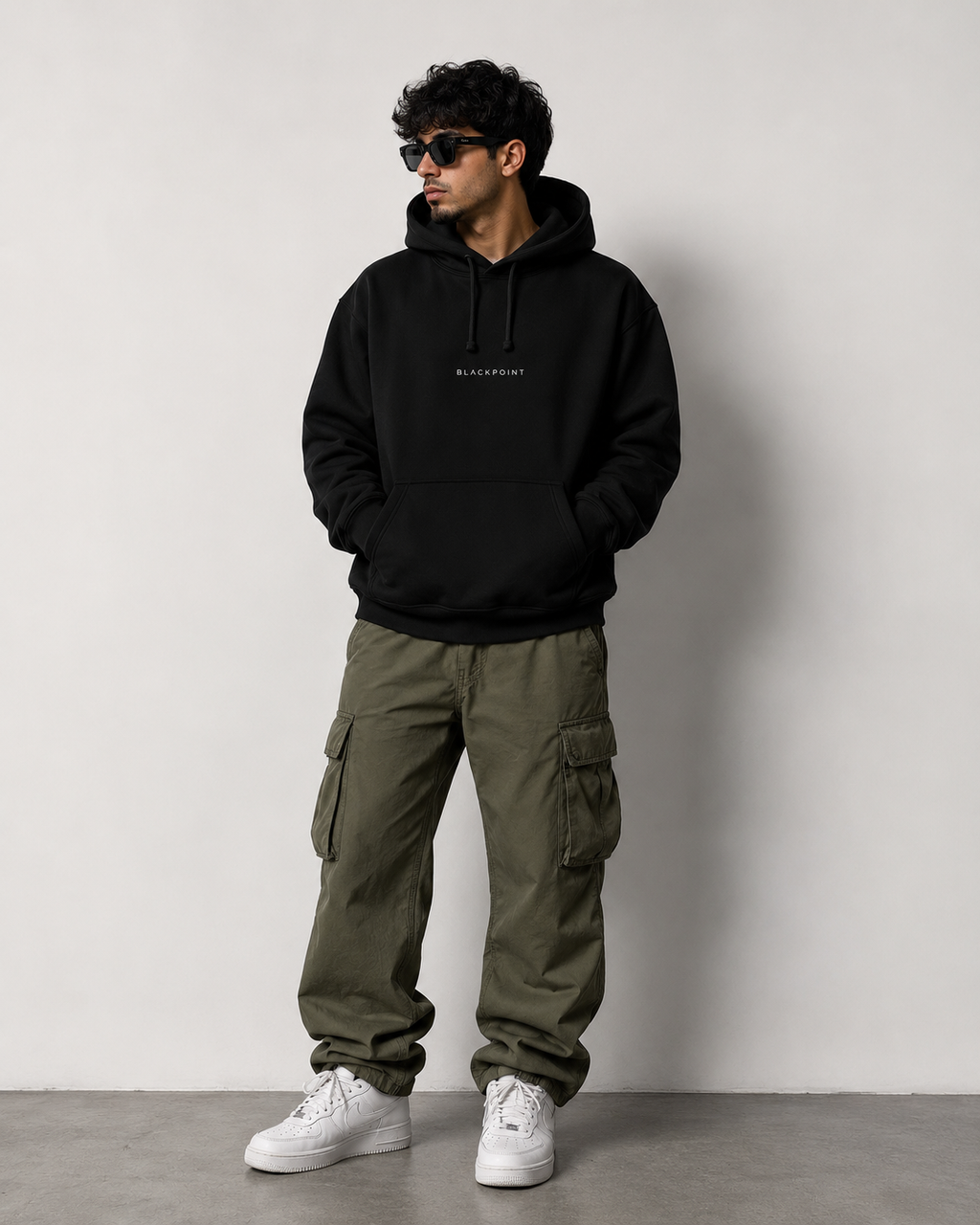 BLACKPOINT Premium Fleece Hoodie - Black