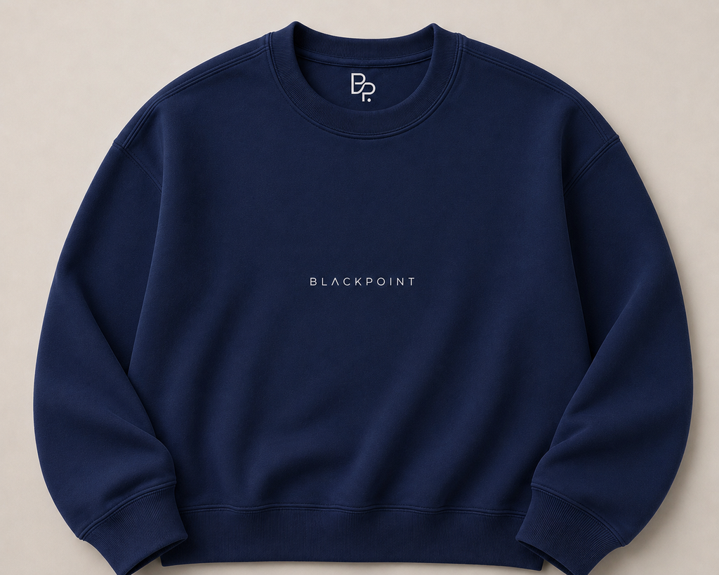BLACKPOINT Premium Fleece Sweatshirt - Navy Blue