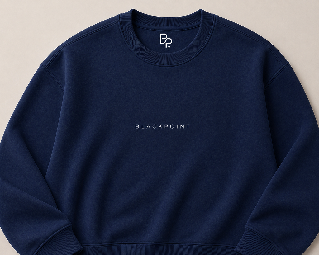 BLACKPOINT Premium Fleece Sweatshirt - Navy Blue