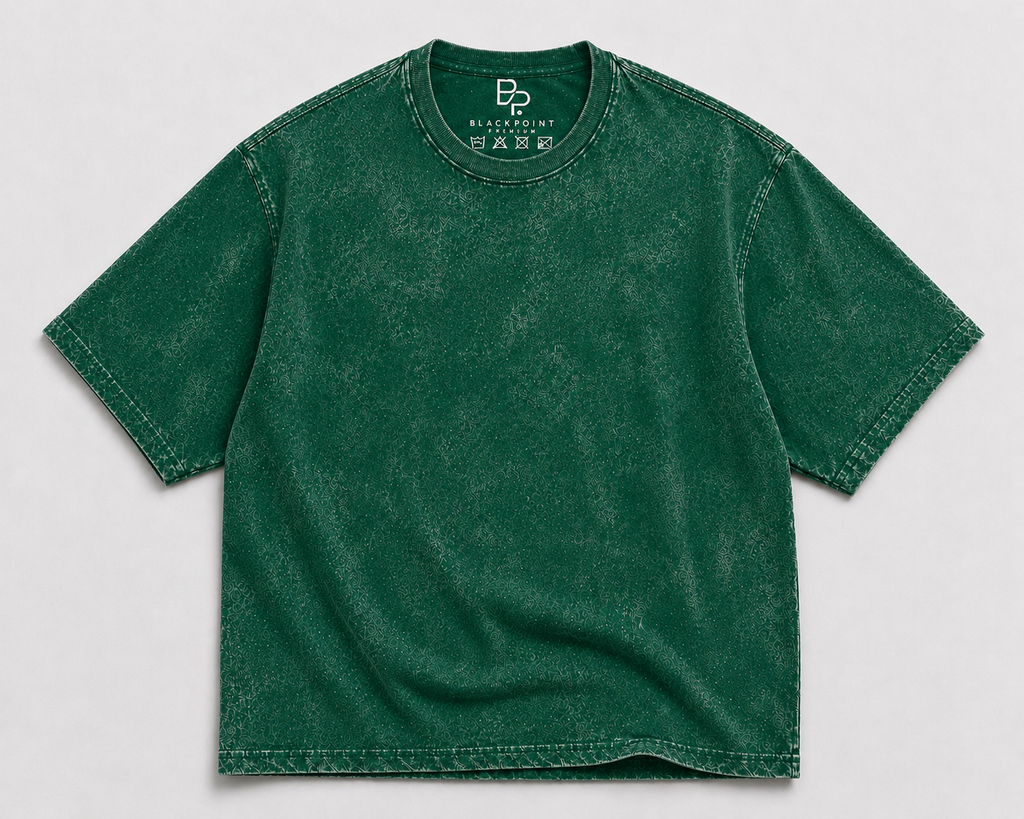BLACKPOINT Premium Oversized Tee - Bottle Green