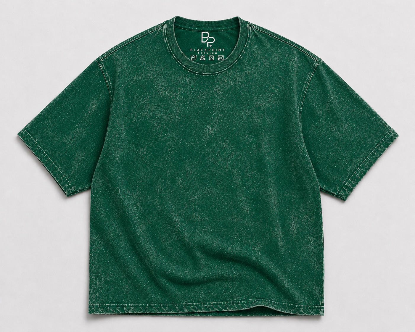 BLACKPOINT Premium Oversized Tee - Bottle Green