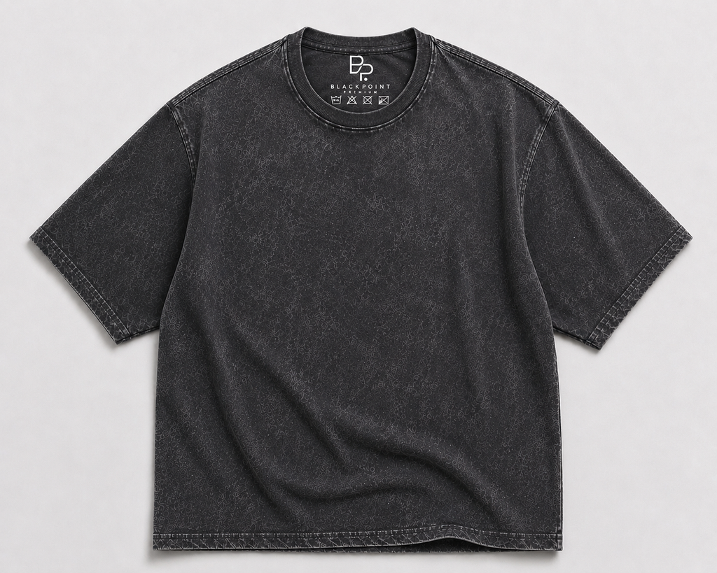 BLACKPOINT Premium Oversized Tee- Black