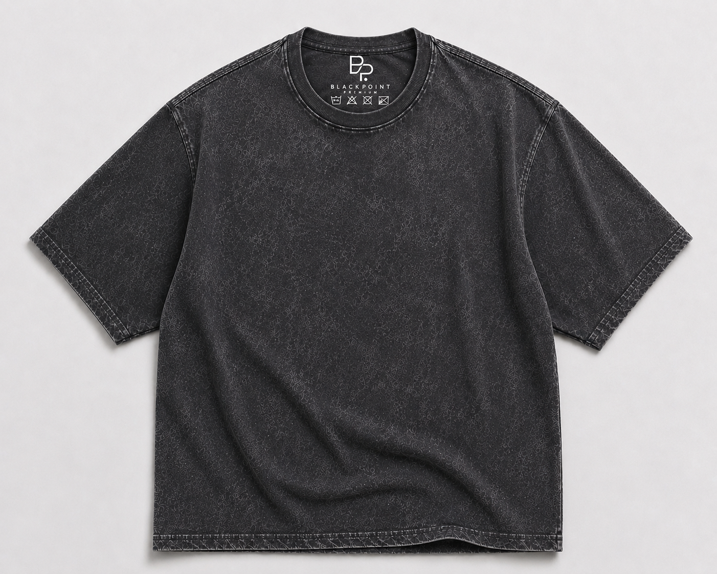 BLACKPOINT Premium Oversized Tee- Black