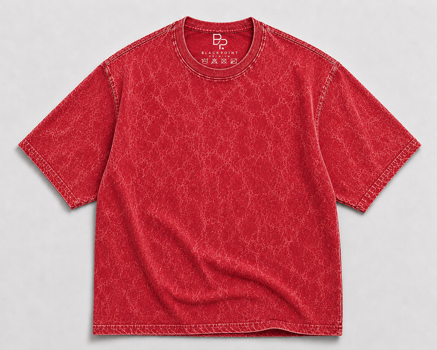 BLACKPOINT Premium Oversized Tee - Red