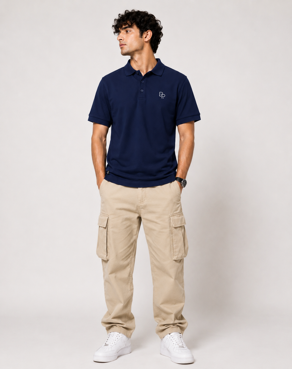BLACKPOINT Premium Polo Tee - Navy Blue