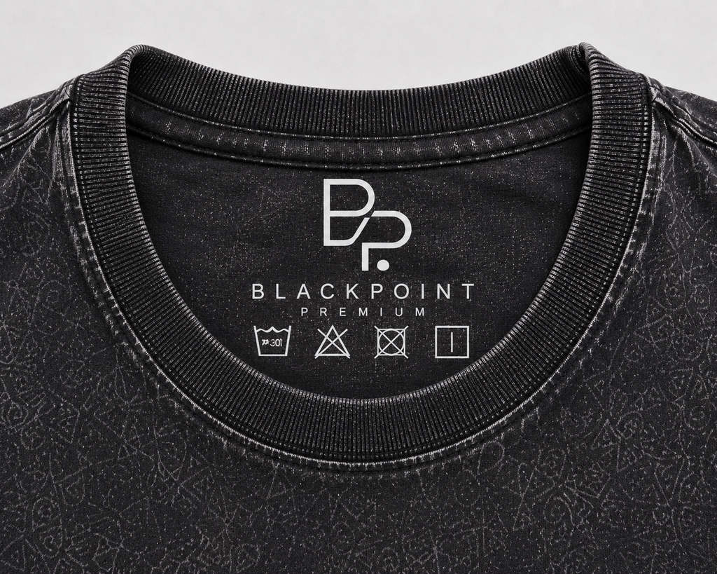 BLACKPOINT Premium Oversized Tee- Black