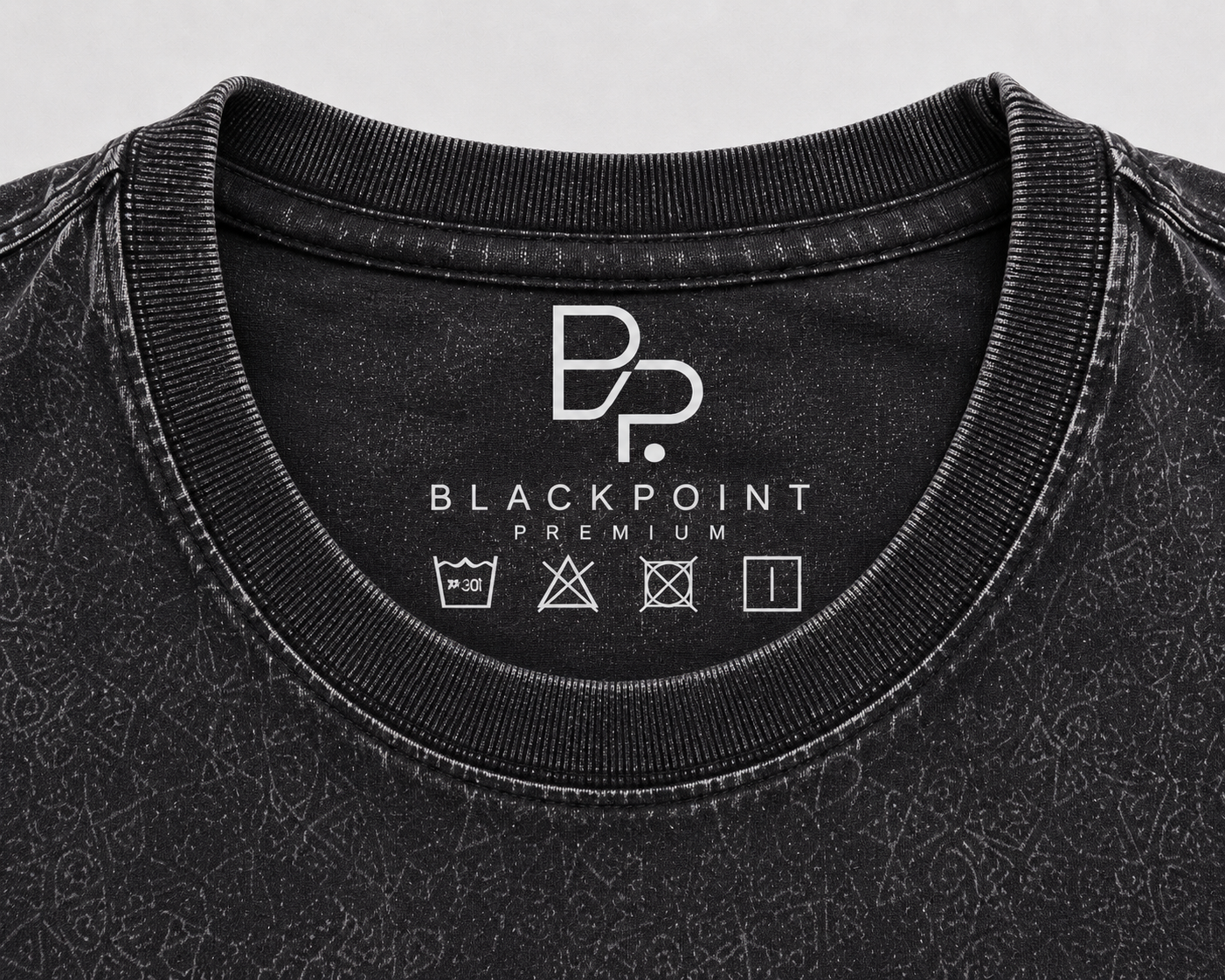 BLACKPOINT Premium Oversized Tee- Black