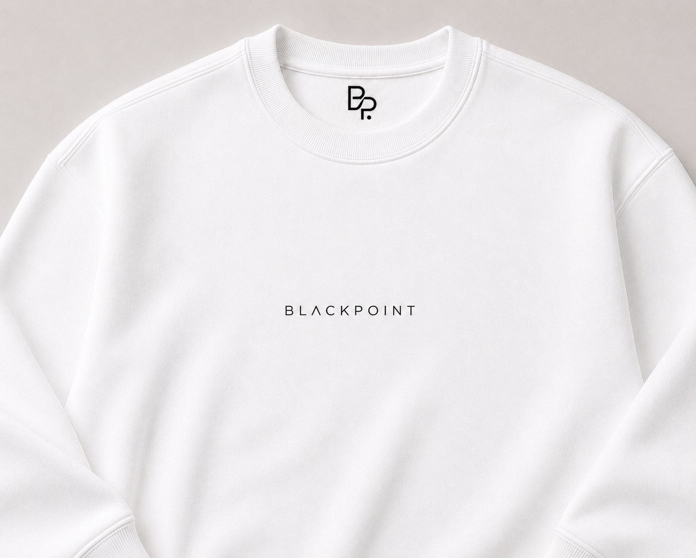 BLACKPOINT Premium Fleece Sweatshirt - White