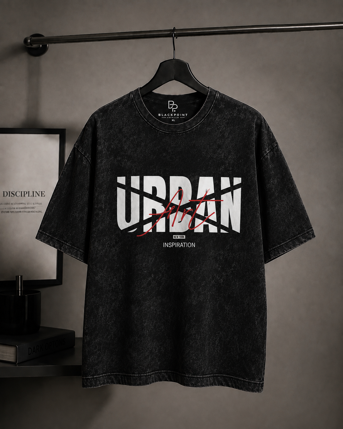 BLACKPOINT Premium Acid wash Tee- Urban