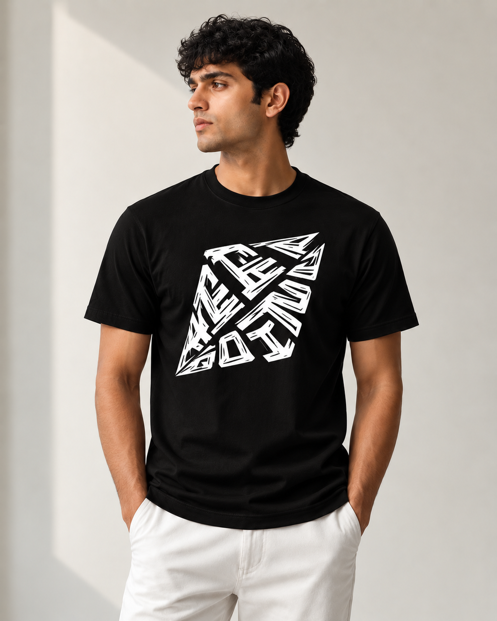 BLACKPOINT Premium Regular Tee -Keep going