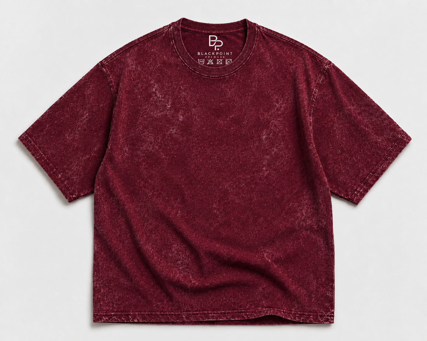 BLACKPOINT Premium Oversized Tee - Maroon