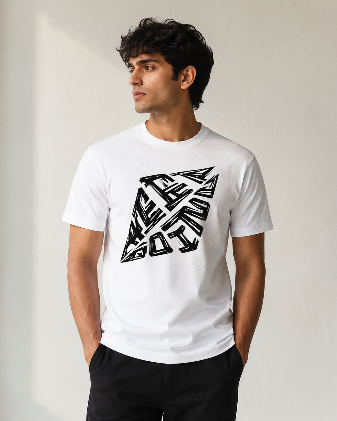 BLACKPOINT Premium Regular Tee -Keep going