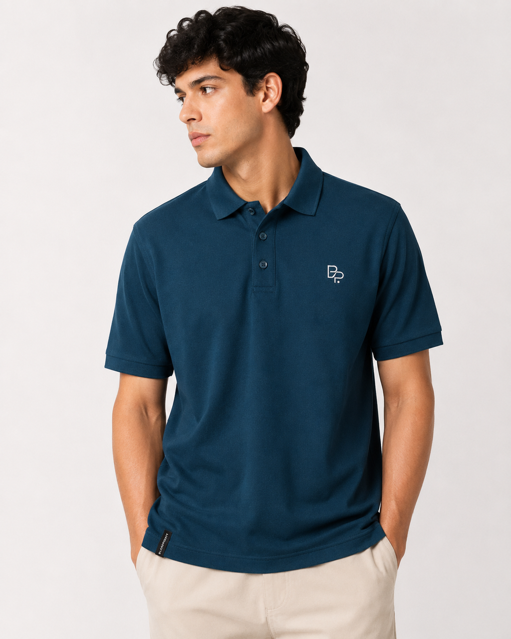 BLACKPOINT Premium Polo Tee - Petrol Blue
