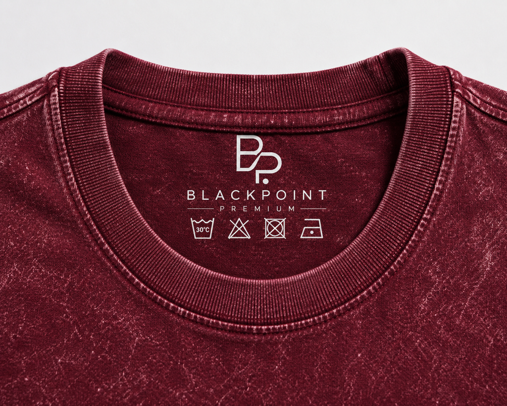 BLACKPOINT Premium Oversized Tee - Maroon