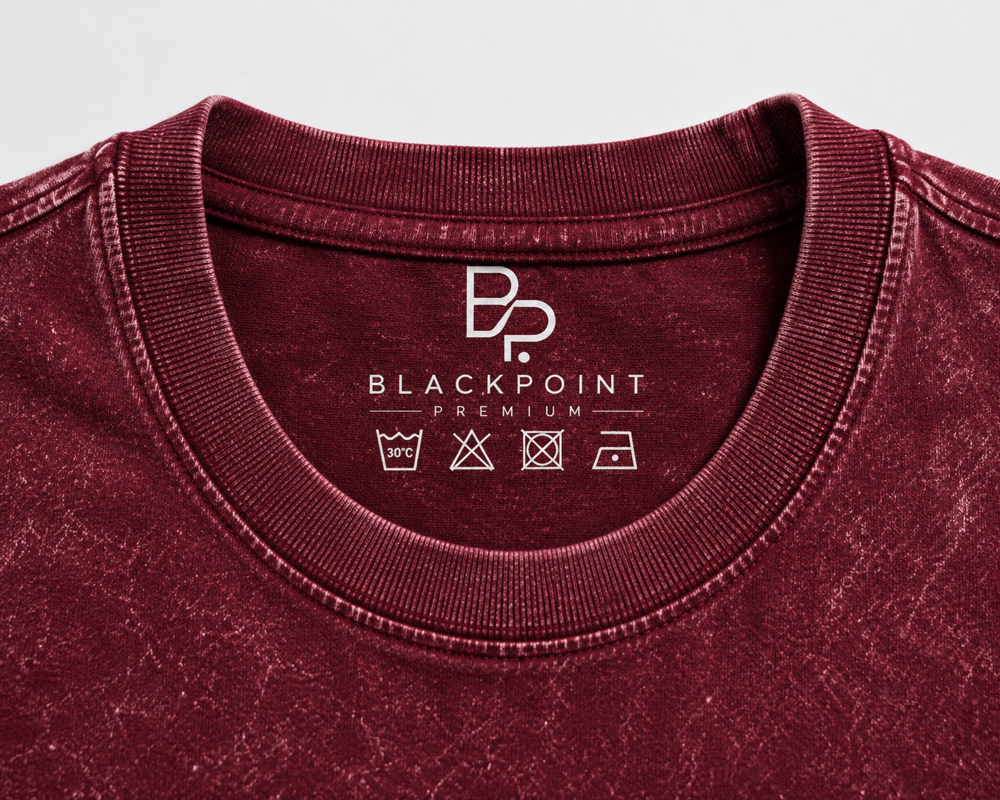 BLACKPOINT Premium Oversized Tee - Maroon