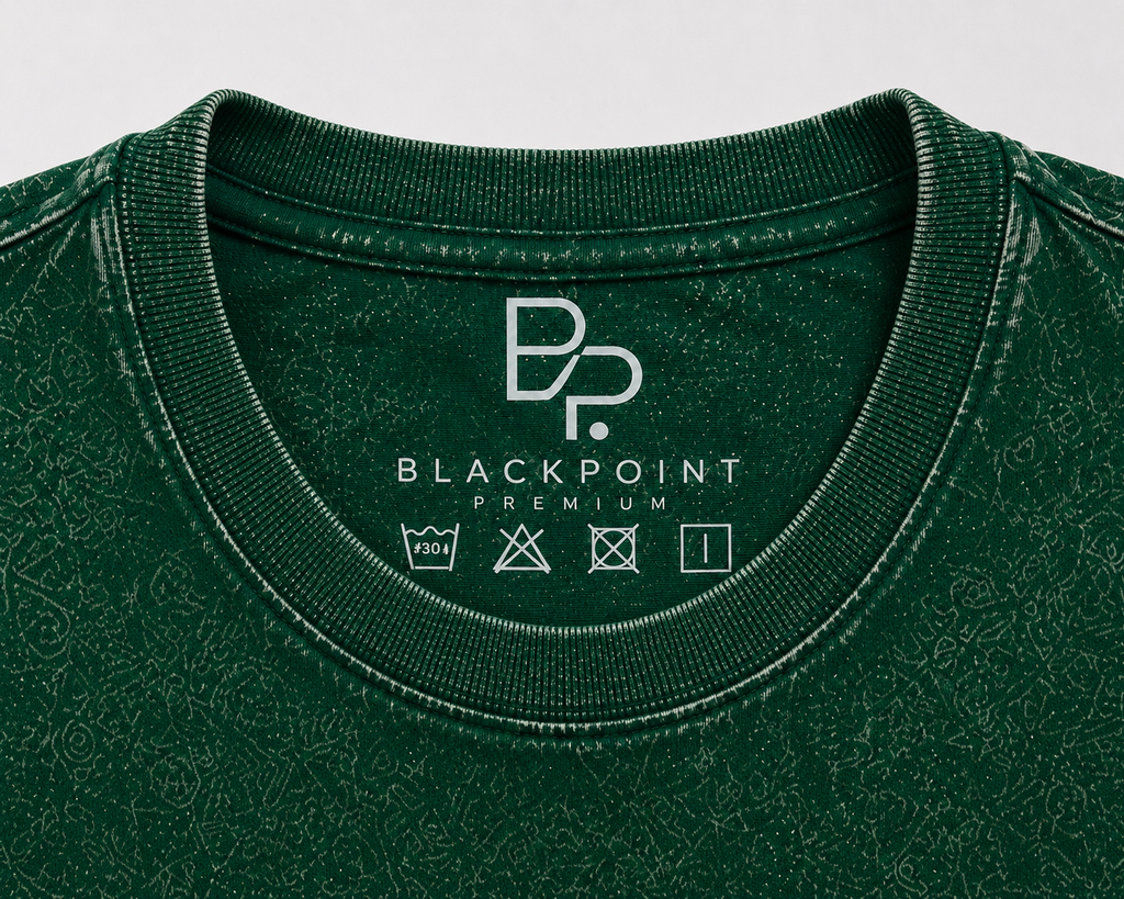 BLACKPOINT Premium Oversized Tee - Bottle Green