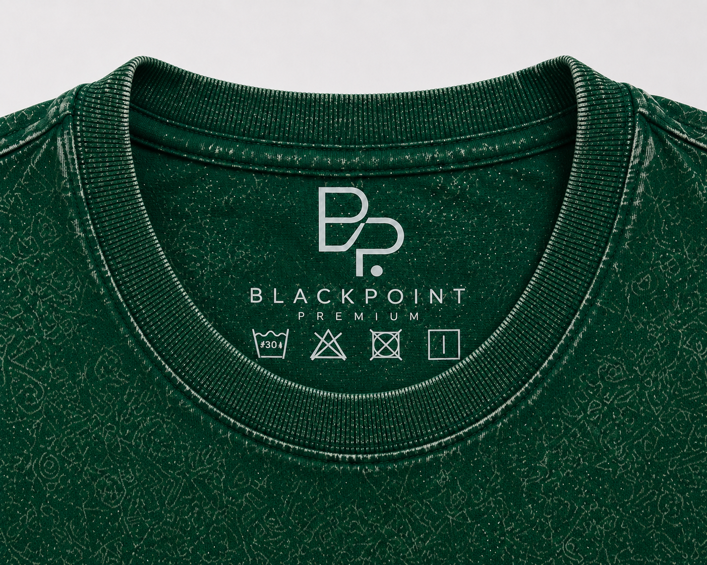 BLACKPOINT Premium Oversized Tee - Bottle Green