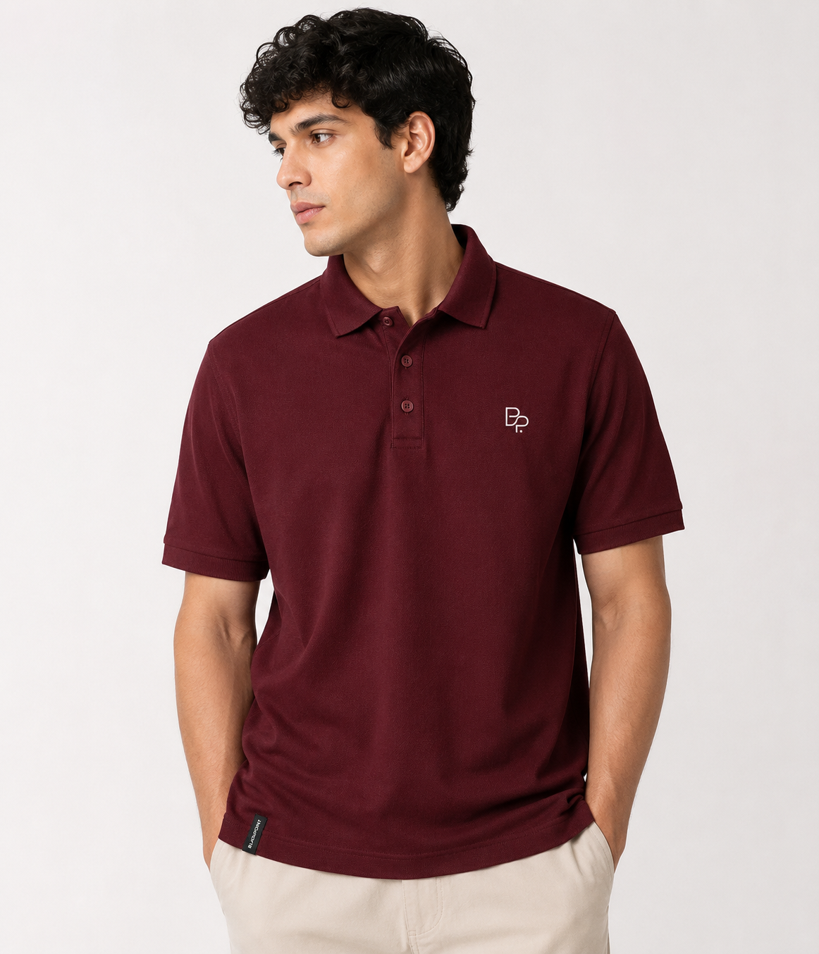 BLACKPOINT Premium Polo Tee-Maroon