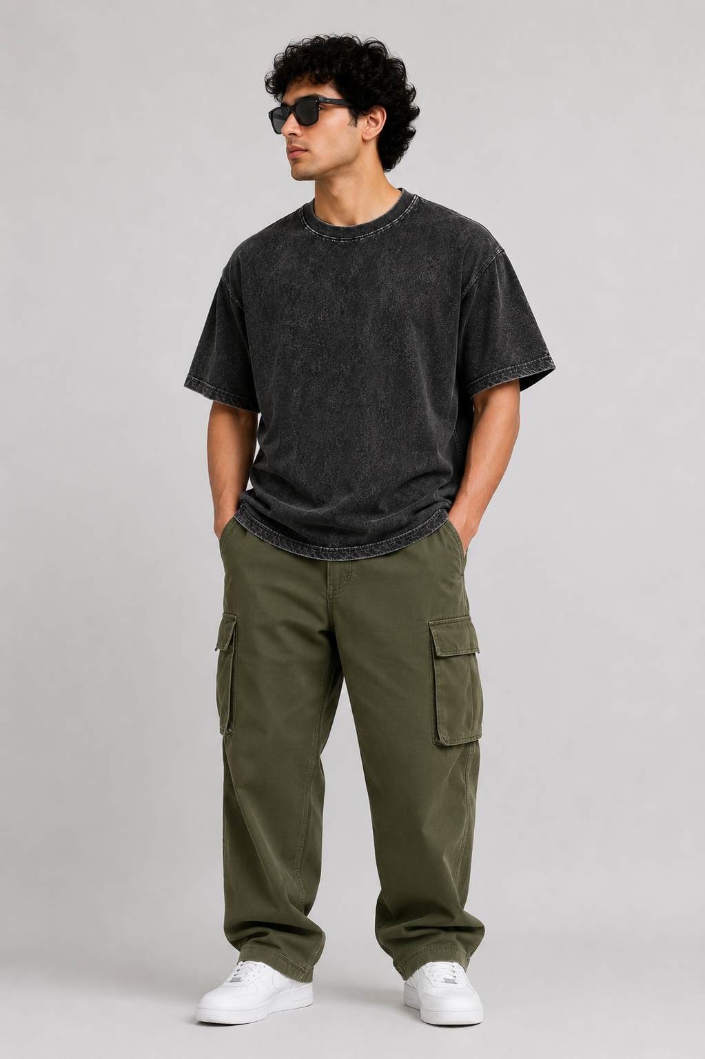 BLACKPOINT Premium Oversized Tee- Black