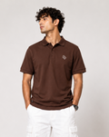 BLACKPOINT Premium Polo Tee - Coffee Brown