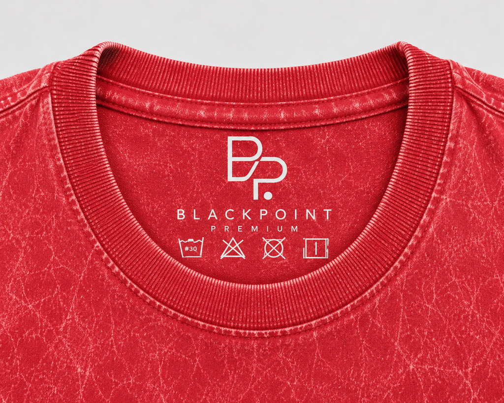 BLACKPOINT Premium Oversized Tee - Red