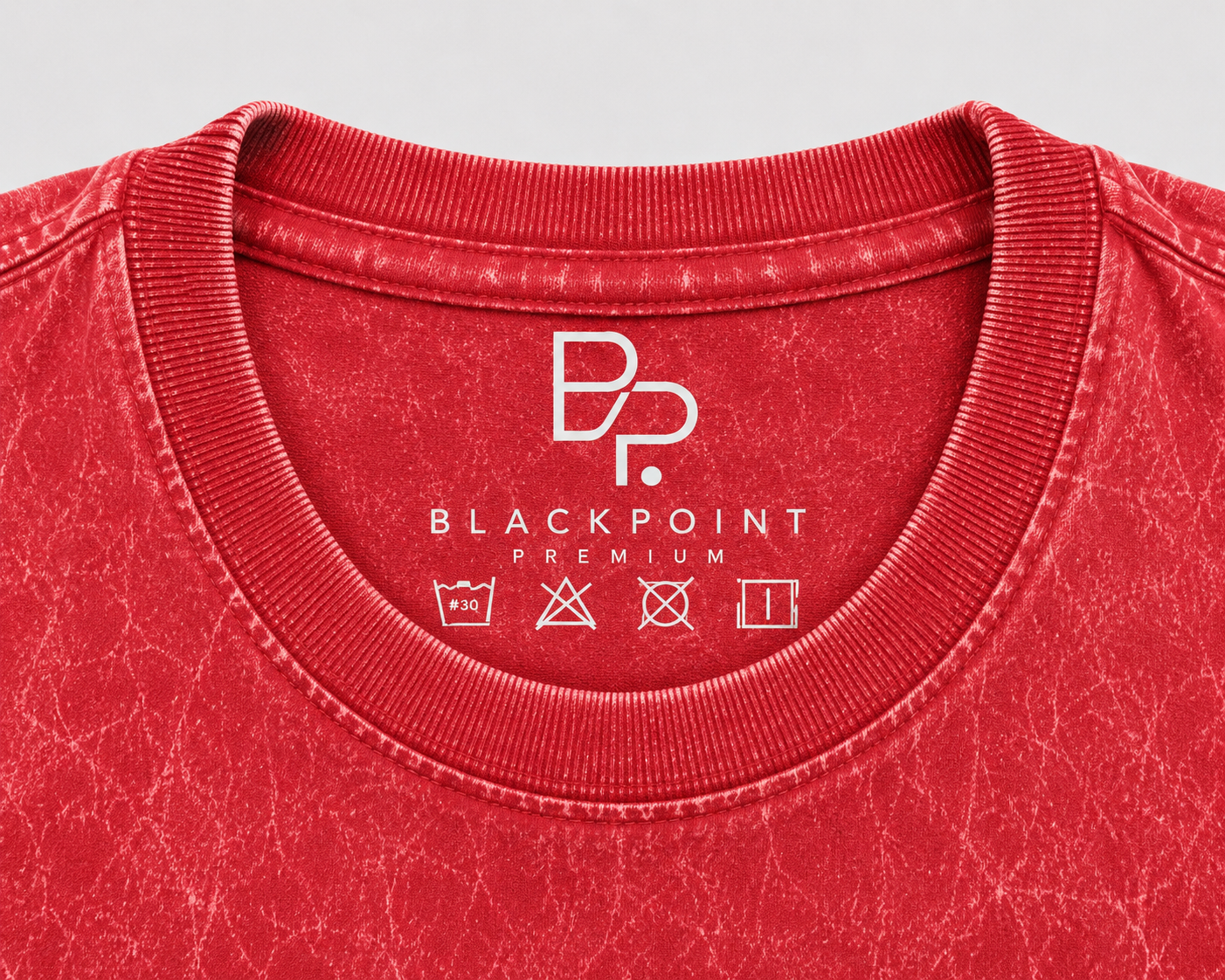BLACKPOINT Premium Oversized Tee - Red