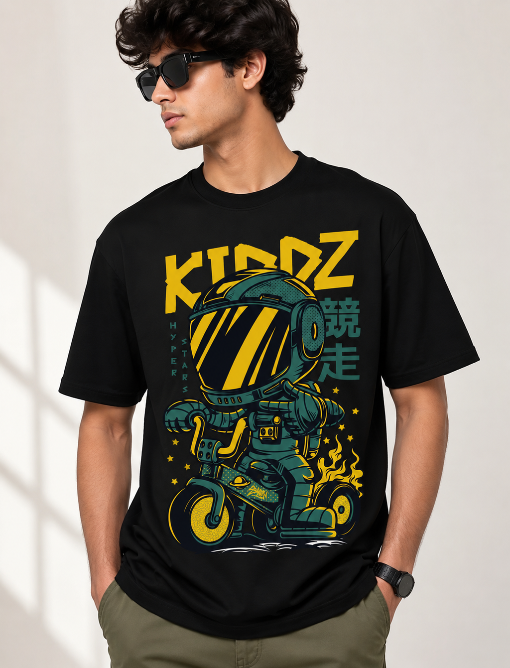 BLACKPOINT Premium KIDZ Moto Astronaut Tee