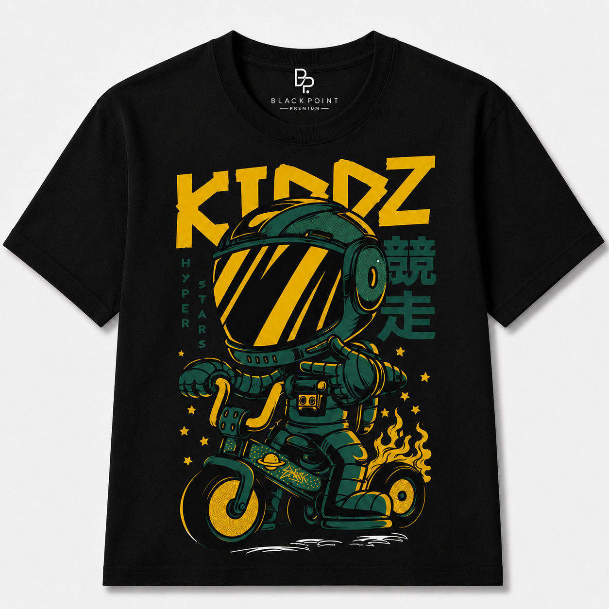 BLACKPOINT Premium KIDZ Moto Astronaut Tee