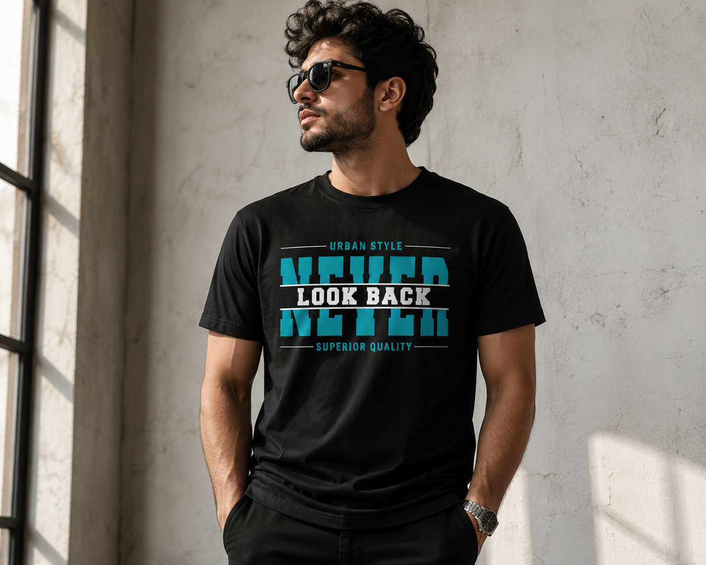 BLACKPOINT Premium Regular Tee - Never look back