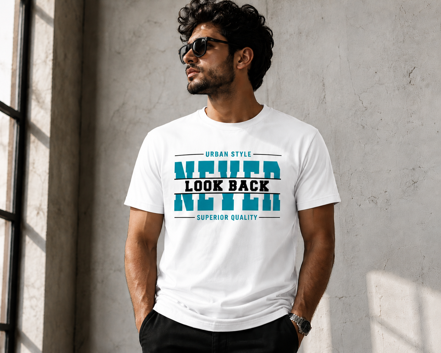 BLACKPOINT Premium Regular Tee - Never look back