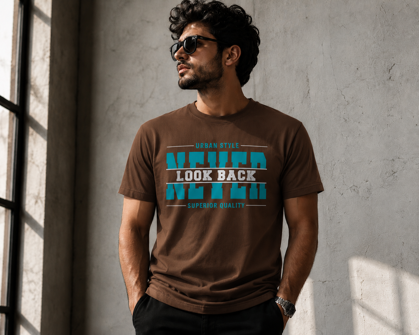 BLACKPOINT Premium Regular Tee - Never look back