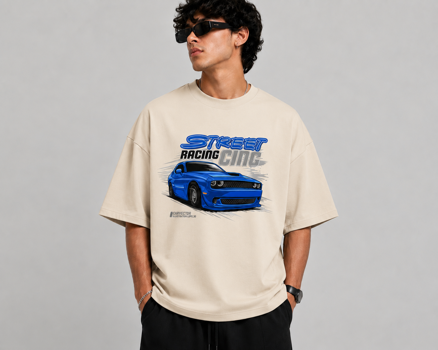 BLACKPOINT Premium Oversized Tee - Dodge