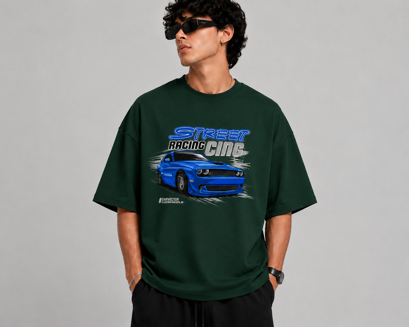BLACKPOINT Premium Oversized Tee - Dodge