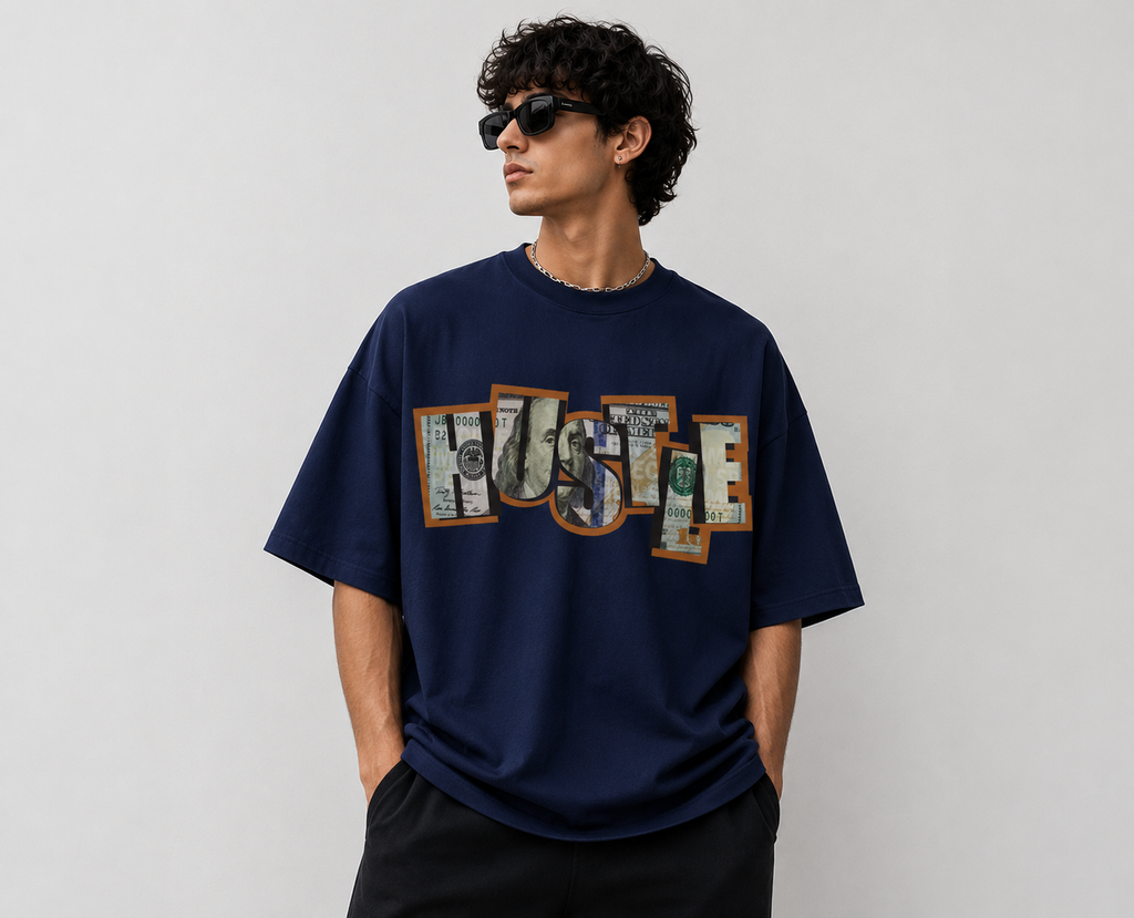 BLACKPOINT Premium Cotton Oversized- Hustle