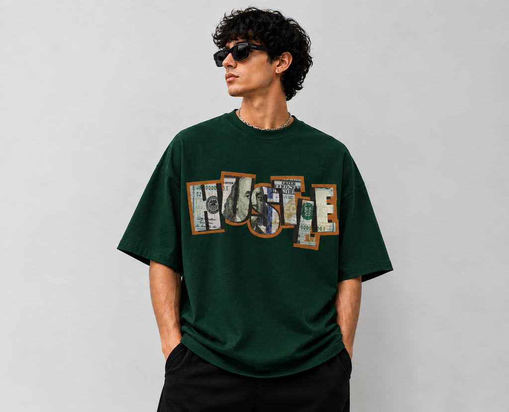 BLACKPOINT Premium Cotton Oversized- Hustle