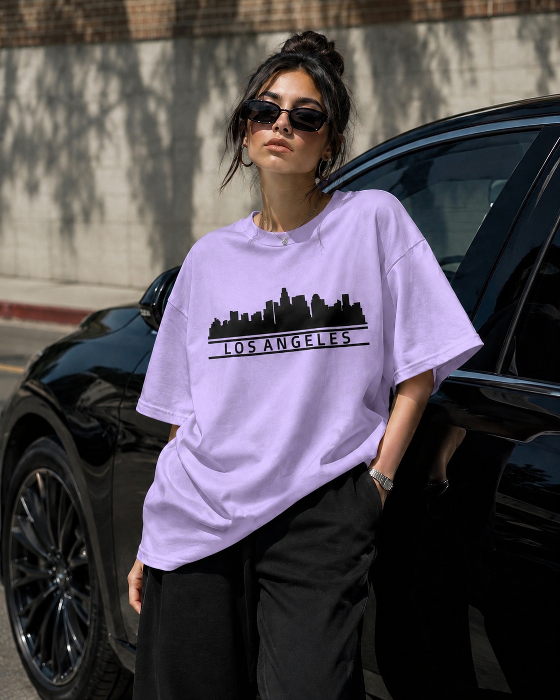 BLACKPOINT Premium Oversized Tee- Los Angeles