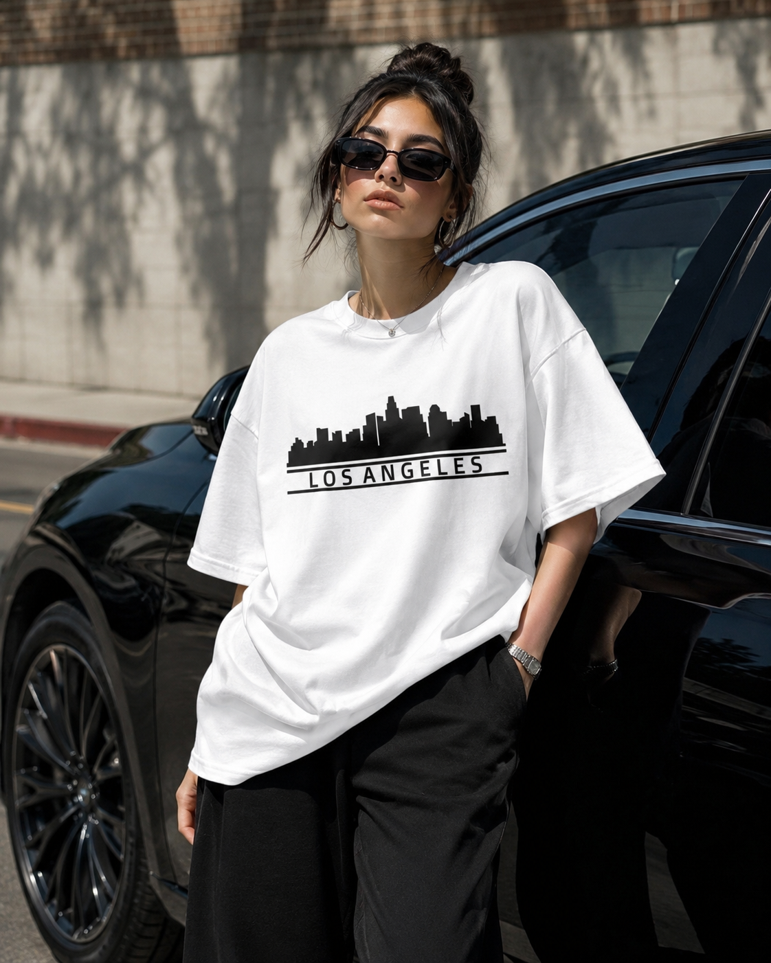BLACKPOINT Premium Oversized Tee- Los Angeles